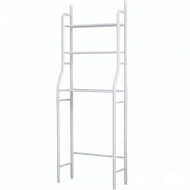Retoo Bathroom Shelf Unit with 3 Shelves Over the Toilet – White Gloss, Model O1010 - Shelving Unit