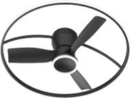 Fulgur THORA BLACK LED 50W stropní osvětlení s ventilátorem - Ceiling Light