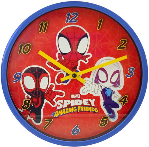 Marvel Nástěnné hodiny 24 cm - Spidey Friends - Wall Clock - Main image