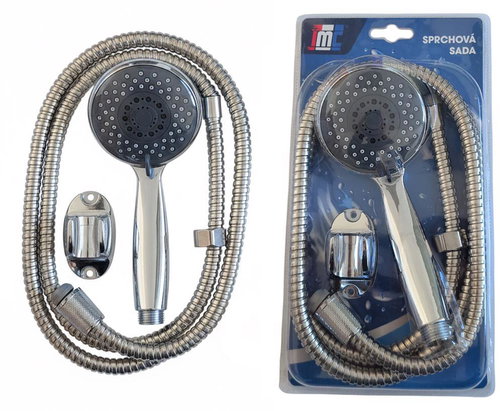 Intermarket Paludi Shower Hose 1.5m + Head 8 × 19cm - Shower Set - Main image