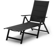 House 5 Aluminium Lounger MONACO, Black - Garden Lounger