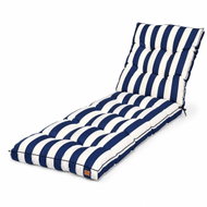 Blomster Prošívaný polštář na zahradní plážové lehátko, granátové proužky - Cushion