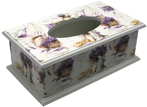 Goba Krabička na papírové kapesníčky Levandule Fleur 2001143 - Tissue Box - Main image