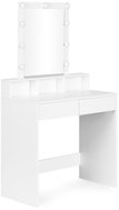 ModernHome ZDT-01 Toaletní stolek se zrcadlem a LED osvětlením, plynulé stmívání, bílý - Free Standing Toilet Roll Holder