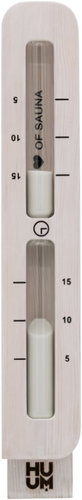 HUUM TASA Sauna Sand Timer 15 min, Aspen - Sauna Hourglass - Main image
