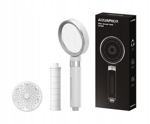 Aquaphor PP Orchid Shower Head with Filter, Chrome - Shower Head - Main image