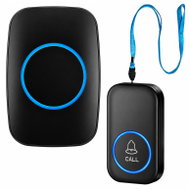 RealG RC-K-2382 Bezdrátový domovní zvonek IP44, 300 m, 60 melodií, černý - Doorbell