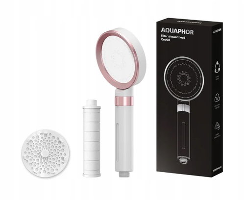 Aquaphor Orchid Filter Shower Head PP, Pink - Shower Head - Main image