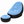 2-in-1 Armchair with Footrest, Blue