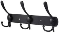 Intermarket Nástěnný věšák Enzo 25 cm, nerez, 3 háčky, černý - Coat Hanger