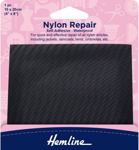 Hemline Nalepovací záplata 20 × 10 cm, černá - Patch - Main image