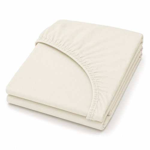 Mobytex ENTUZIA Mako-Jersey 90 × 200cm, Moonlight - Bedsheet - Main image