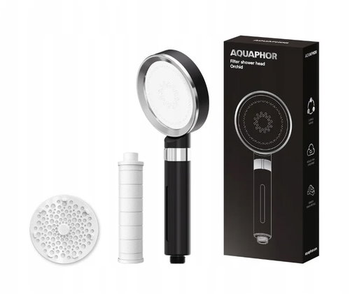 Aquaphor Sprchová Hlavice s filtrem PP Orchid, černá - Shower Head - Main image