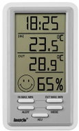 Izoxis 27912 Meteorologická stanice s vlhkoměrem 14,5 × 8 × 2,4 cm, bílo-šedá - Weather Station