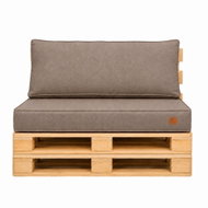 Blomster Sada podušek na paletový nábytek 2 ks, 120 × 80 cm, béžová - Cushion