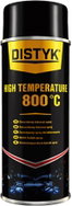Distyk Heat-Resistant Protective Spray - 400ml, Matt Black - Spray Paint