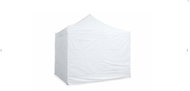 Ambitent STEEL Standard Pop-Up Party Tent 3 × 3 m, 4 Full Side Panels, White - Pop-up Canopy Tent