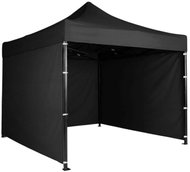 Plonos PL-300 Zahradní stan nůžkový 3 × 3 m, 3 bočnice, černý - Party Tent
