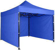 Plonos PL-300 Zahradní stan nůžkový 3 × 3 m, 3 bočnice, modrý - Party Tent