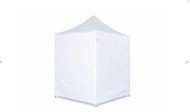 Ambitent Gazebo Party Tent 2 × 2m STEEL Standard, 4 Full Side Panels, White - Pop-up Canopy Tent