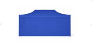Ambitent Gazebo Party Tent 4 × 8 m ALU Premium, 4 Solid Sidewalls, Blue - Pop-up Canopy Tent