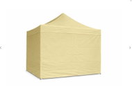 Ambitent Gazebo Party Tent 3 × 3m ALU Premium, 4 Solid Sidewalls, Olive - Pop-up Canopy Tent