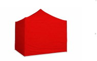Ambitent Gazebo Party Tent 3 × 3m ALU Premium, 4 Full Sidewalls, Red - Pop-up Canopy Tent