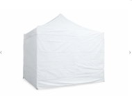 Ambitent Gazebo Party Tent 3 × 3m ALU Premium, 4 Full Side Panels, White - Pop-up Canopy Tent