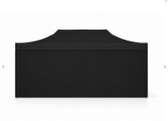 Ambitent Gazebo Party Tent 3 × 6m ALU Standard, 4 Full Side Panels, Black - Party Tent