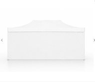 Ambitent Gazebo Party Tent 3 × 6m ALU Standard, 4 Full Sides, White - Party Tent