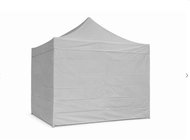 Ambitent Gazebo Party Tent 3 × 3 m ALU Standard, 4 Solid Sidewalls, Grey - Pop-up Canopy Tent