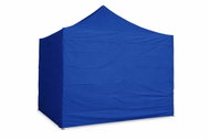Ambitent Nůžkový párty stan 3 × 3 m ALU Standard, 4 plné bočnice, modrý - Party Tent