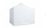 Ambitent Nůžkový párty stan 3 × 3 m ALU Standard, 4 plné bočnice, bílý - Party Tent