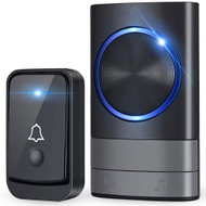 RETOO Wireless Doorbell, 200m, 49 Melodies, Waterproof, Outdoor - ER1099 - Doorbell