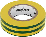 Rebel NAR0436 PVC Electrical Insulation Tape 19mm × 18m, Yellow-Green - Electrical Tape
