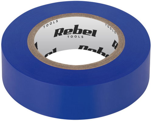 Rebel NAR0438 PVC Electrical Insulation Tape 19mm × 18m, Blue - Electrical Tape - Main image