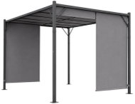 MultiGarden DN-FG-362 Zahradní pergola s bočními roletami 3 × 4 m, šedá - Pergola