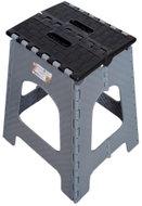 Intermarket Folding Stool, Grey, Height 44cm - Stool