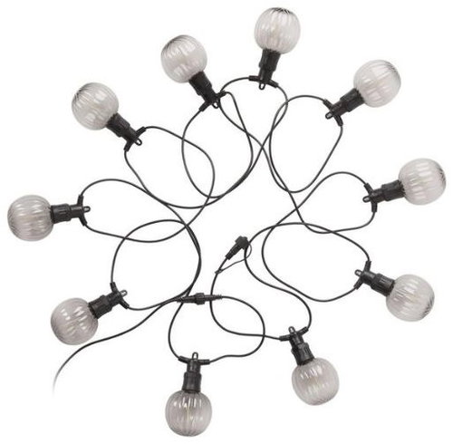 AVIDE Outdoor Light Chain, 10 Pumpkin Bulbs, 5m Length, Warm White Light - Light Chain - Main image