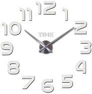 Retoo Velké nástěnné nalepovací hodiny 3D, tiché, O036 zrcadlo - Wall Clock
