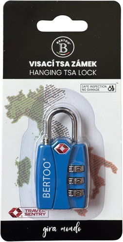BERTOO TSA, modrý - Padlock - Main image