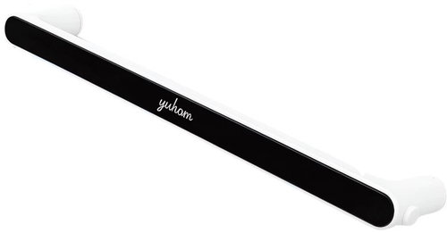Verk 27476 Self-Adhesive Towel Rail 48cm, White/Black - Towel Rack - Main image