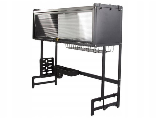 Verk 07380 Multifunctional Dish Drainer Over Sink, 85cm, Black - Draining Board - Main image