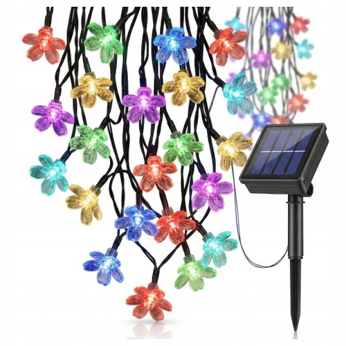SMART LED Solar Flower Light Garland 10 m - Light Chain - Main image
