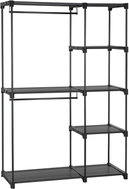 Songmics PLUMB Open Wardrobe 112 cm, Black - Wardrobe