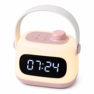 Verk 12415 Multifunkční LED světelný budík s časovačem, růžový - Light Alarm Clock