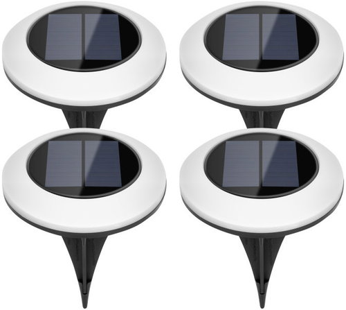 Rebel ZAR0585 Solar-powered LED garden stake lights, 4-pack - Garden Lighting - Main image