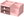 27645_R Tabletop make-up organiser, 23 × 15 × 11 cm, pink