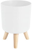 Verk 27579 Květináč s nožičkami, průměr 20,5 cm, bílý - Flower Pot