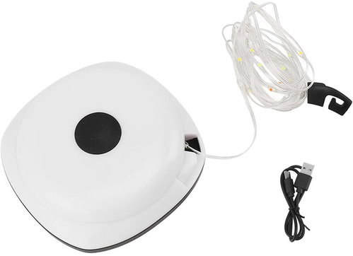 Verk 14597 LED string lights with a rewind drum and USB charging - Light Chain - Main image